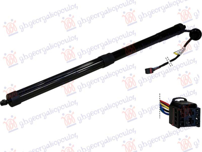 Piston me gaz për derën e bagazhit elektrike RH=LH (6PIN)