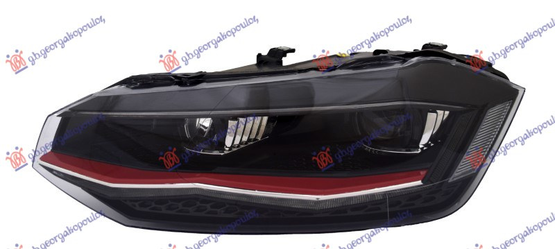 Feneri i përparmë LED (me shirit të kuq) (VALEO TYPE) (GTI) (E) (TYC)