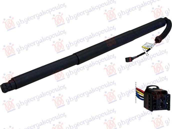 Piston me gaz për derën e bagazhit elektrike RH=LH (6PIN)