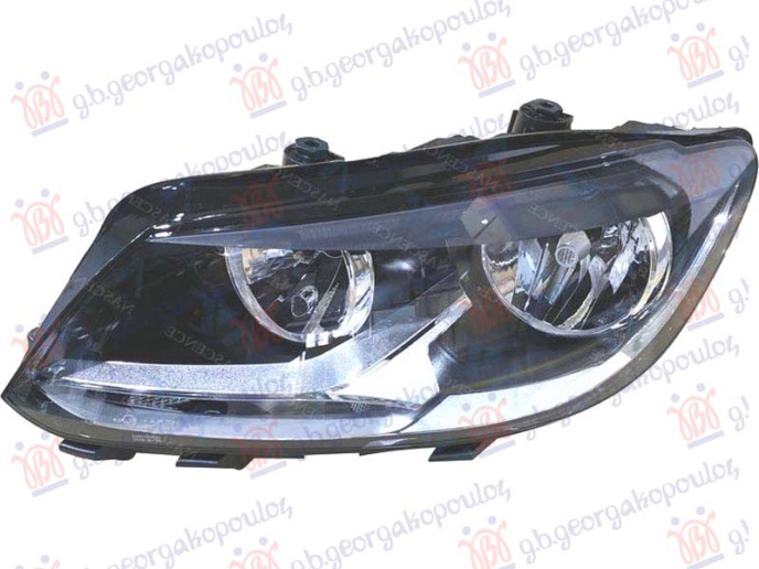 Feneri i përparmë elektrik (H7/H15) (me motorr) (E)