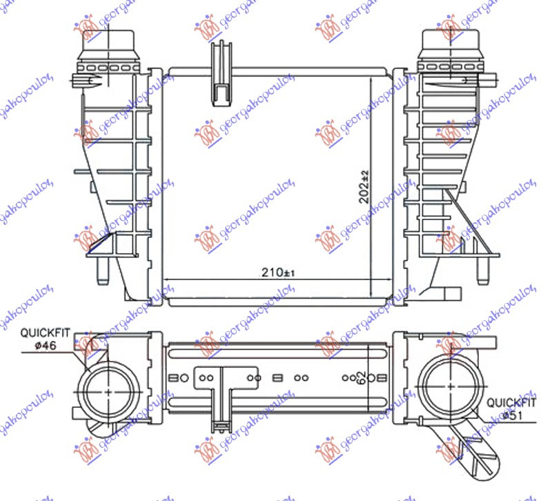 Interkuler 1.5 dCi dizel (210x202x62)
