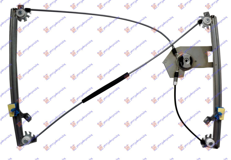 Ngritës/rregullator për dritaren e përparme elektrik (pa motor) 3 dyer