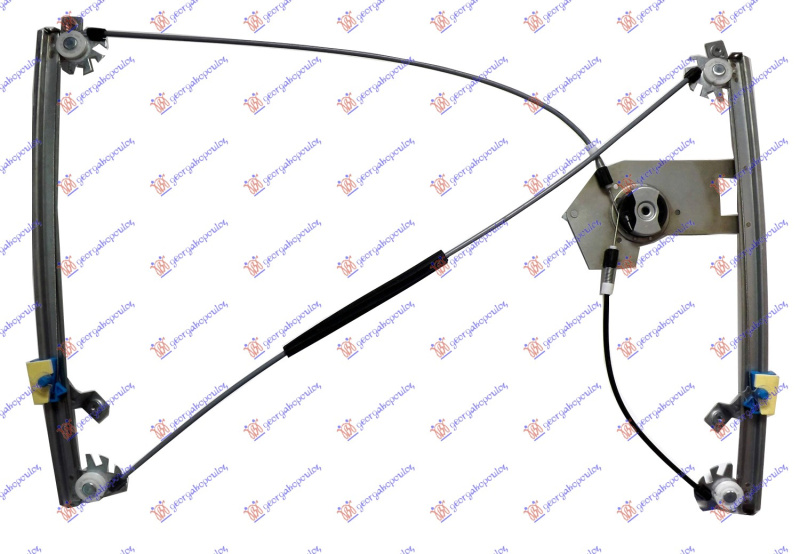 Ngritës/rregullator për dritaren e përparme elektrik (pa motor) 3 dyer
