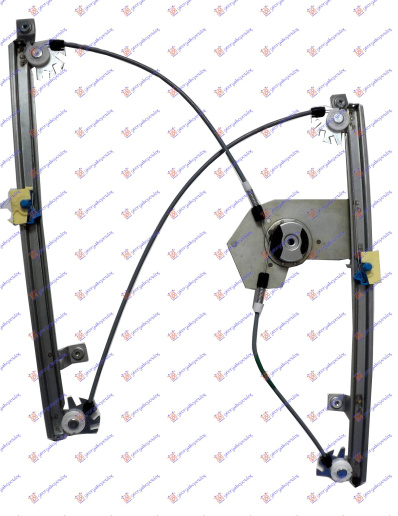 Ngritës/rregullator për dritaren e përparme 5 dyer (pa motor)