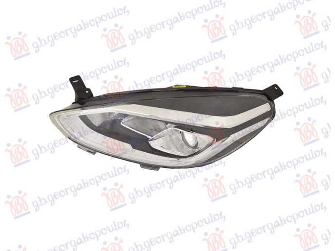 Fenerë elektrik (H7/H1) me LEDDritë ditore (E) (me motor) (DEPO)