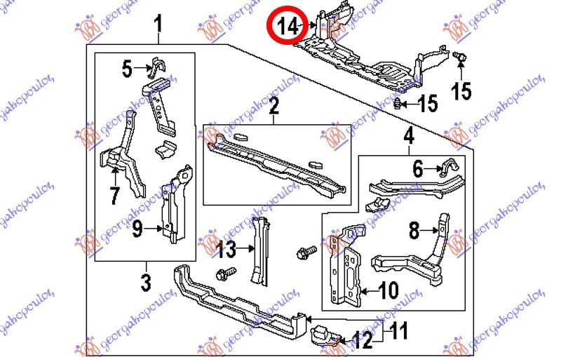 Mbrojtje/kapak nën motor benzinë 1.4-1.6-2.0 (118kw/147kw) automatik