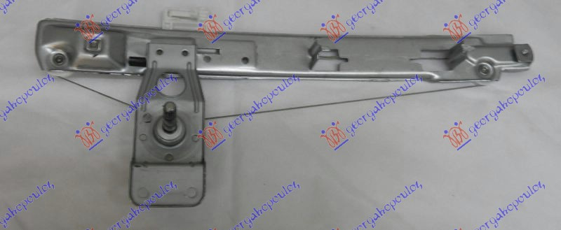 Ngritës/rregullator për dritaren e pasme mekanik 4/5 dyer (А cilësi)