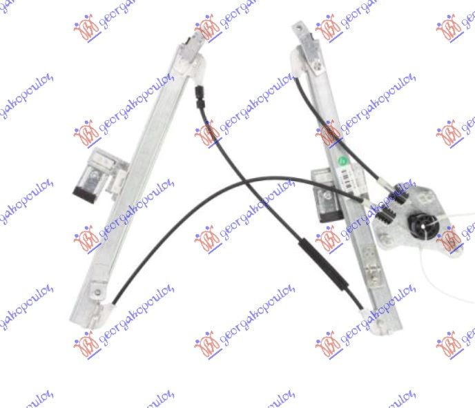 Ngritës/rregullator për dritaren e përparme elektrik 5 dyer (pa motor)