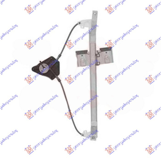 Ngritës/rregullator për dritaren e pasme elektrik (pa motor)