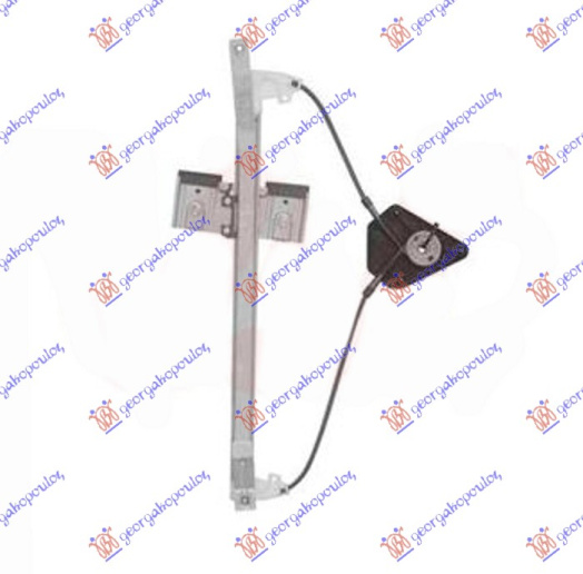 Ngritës/rregullator për dritaren e pasme elektrik (pa motor)