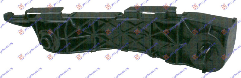 Shtërngues / mbajtëse anësore për parakolp te përparëm e plastikës