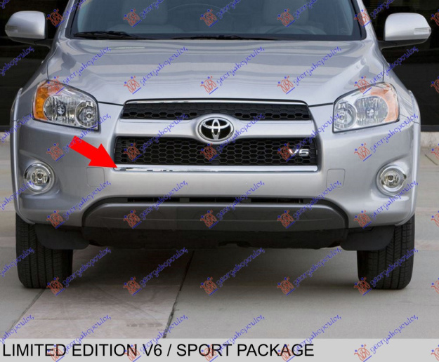 Shirit kornizë/grilë krom i poshtëm LIMITED v6/sport pack