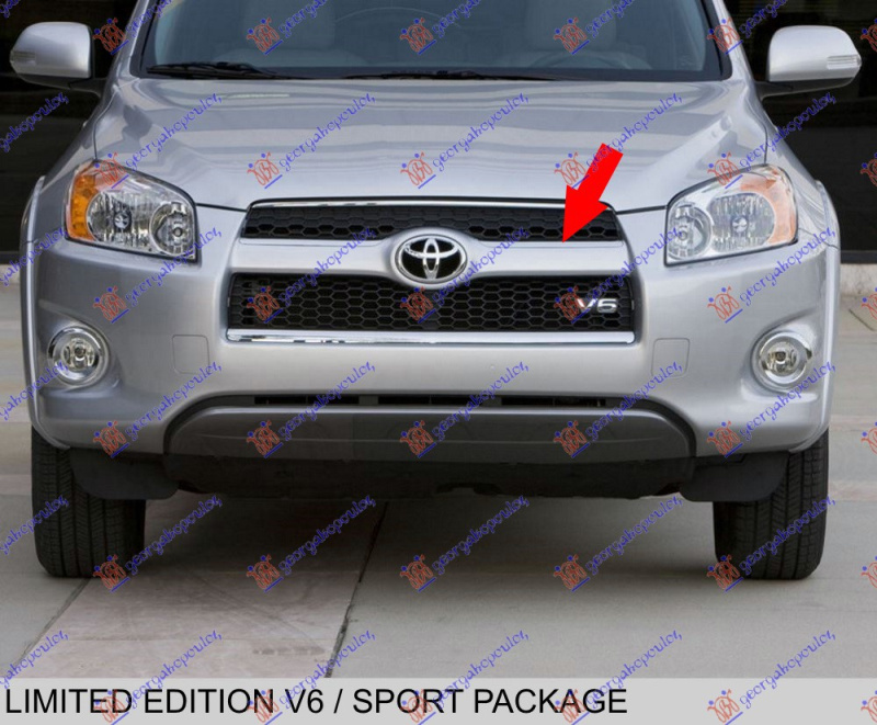 Shirit kornizë/grilë krom i mesëm LIMITED v6/sport pack
