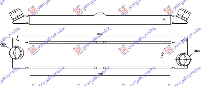 Interkuler 2.3 JTD dizel (745x145x50)