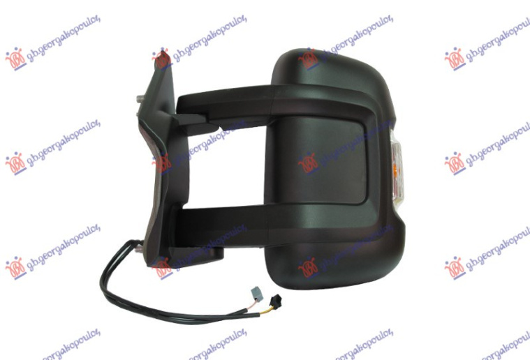 Pasqyrë elektrike me ngrohje madhësi e mesme (me drita pulsuese + sensor) (8 hapje 8 pinë + 8 hapje 2 pinë) (А cilësi) (xham i lakuar)