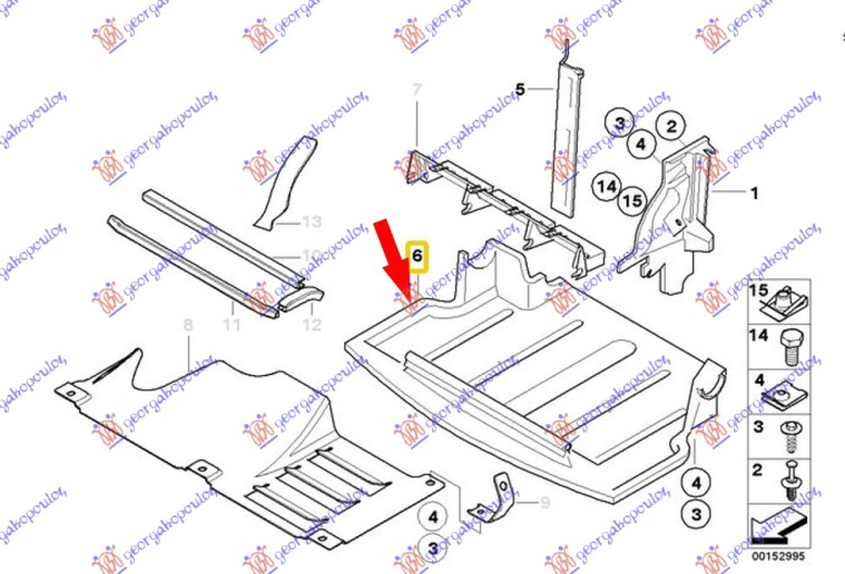 Mbrojtje/kapak nën motor