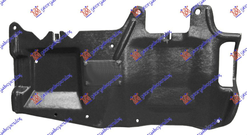 Mbrojtje/kapak nën motor anësore