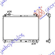 Radiator për motor 1,6 VVTi (marsh automatik)M) (45x69)
