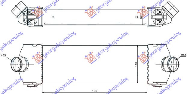 Interkuler 2,2-2,4 TDCi (398x147x62)