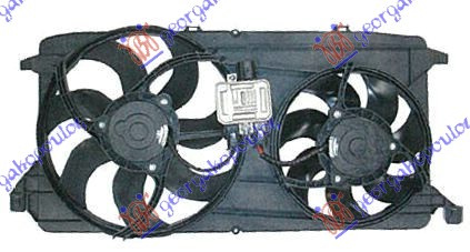 Ventilator komplet dopio 2.3i16V-2.2TDC (me kondicioner)