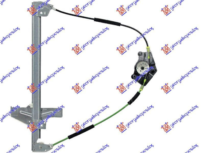 Ngritës/rregullator për dritaren e përparme 5 dyer/karavan elektrik (pa motor) (А cilësi)