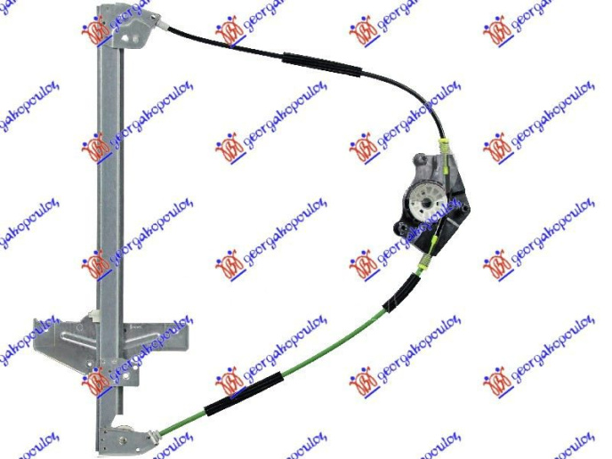 Ngritës/rregullator për dritaren e përparme elektrik 3 dyer (pa motor) (А cilësi)