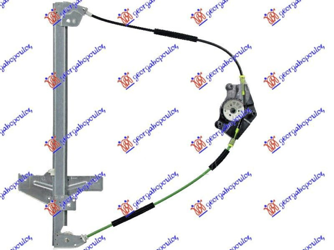 Ngritës/rregullator për dritaren e përparme elektrik 3 dyer (pa motor) (А cilësi)