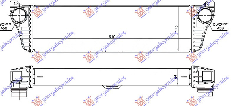 Interkuler 2.0-2.2 CDi (610x170x64) 10-