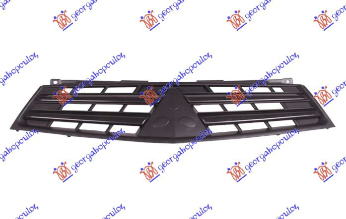 Maskë pvc/grilë kabinë e vetme 09- me ngjyrë të zezë