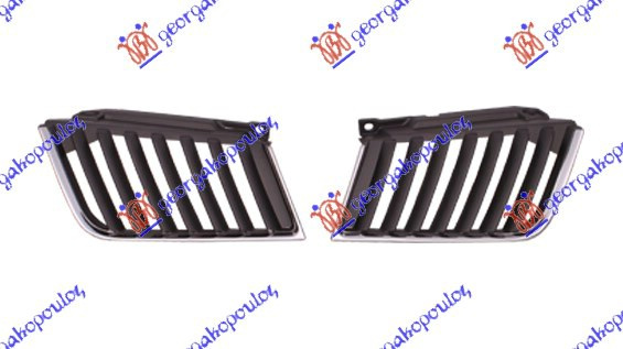 Grilë për Maskë pvc krom kabinë dopio 4 dyer