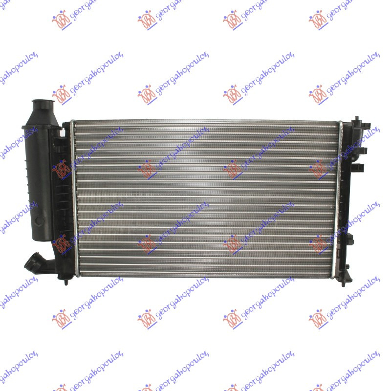 Radiator për motor 1.2-1.4-1.6 16V FSI + TDI (46.8x39.5)
