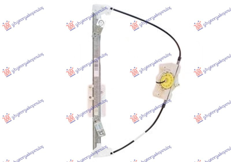 Ngritës/rregullator për dritaren e pasme elektrik (pa motor)