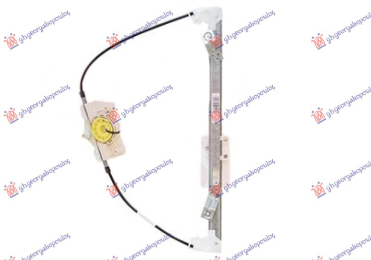 Ngritës/rregullator për dritaren e pasme elektrik (pa motor)