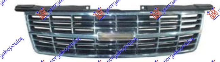 Maskë pvc/grilë krom (tërheq në rrotat e pasme)