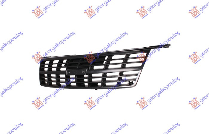 Maskë pvc/grilë me ngjyrë të zezë (tërheq në rrotat e pasme)