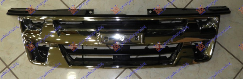 Maskë pvc/grilë krom/me ngjyrë të zezë (tërheq në të gjitha katër rrotat) 10-