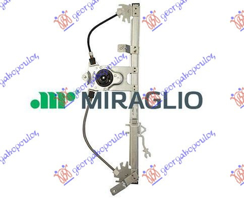 Ngritës/rregullator për dritaren e pasme elektrik (pa motor) (А cilësi)