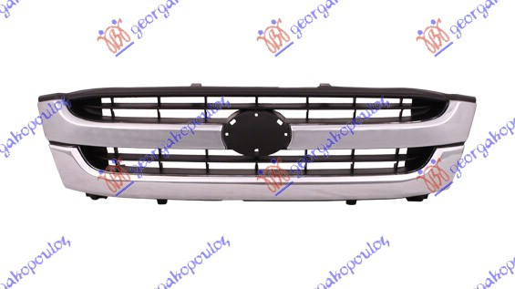 Maskë pvc/grilë (tërheq në rrotat e pasme) krom