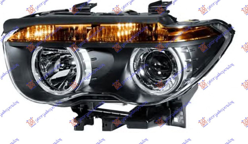 Fenerë bi-xenon -05 HELLA (Dritë pulsuese e verdhë