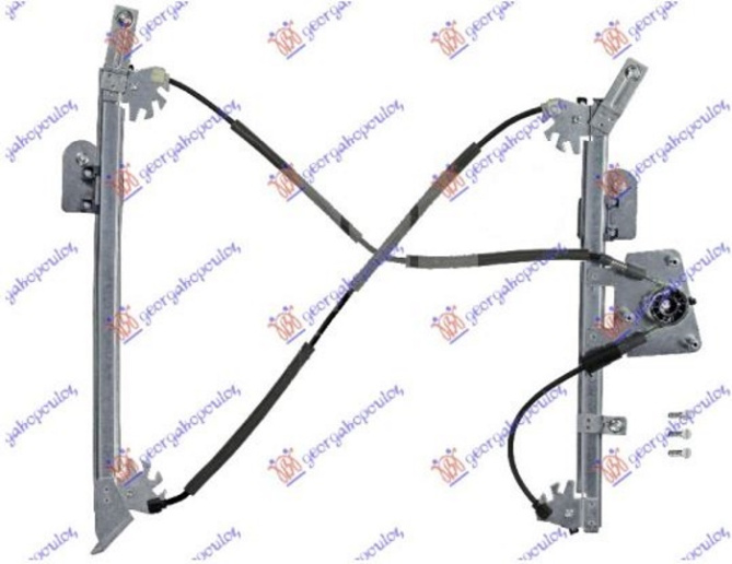 Ngritës/rregullator për dritaren e përparme 3 dyer elektrik (pa motor)