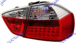 Drita stop set LED ngjyrë kuq-bardhë