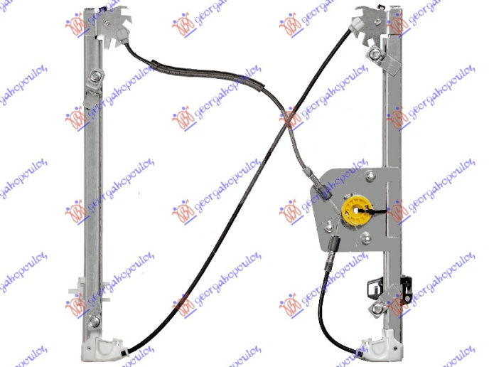 Ngritës/rregullator për dritaren e përparme elektrik (pa motor) (А cilësi)