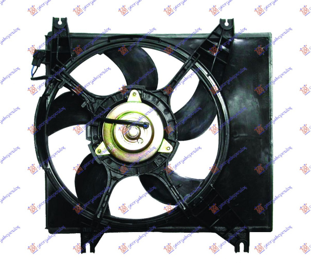 Ventilator për radiator me motor komplet benzinë me/pa kondicioner
