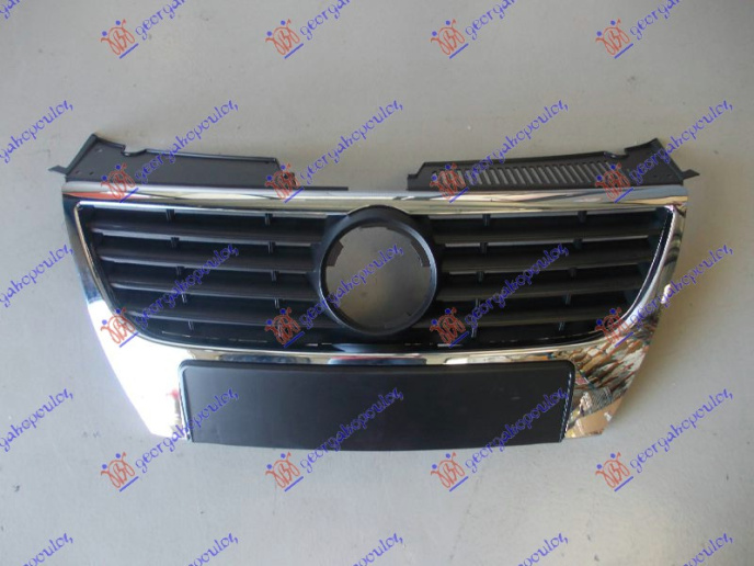 Maskë pvc/grilë komplet (rjet me ngjyrë të zezë) hapje për Stema 150mm