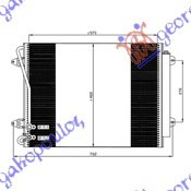 Radiator i kondicionerit 1.4-1.8-3.2-3.6 FSI - 2.0TFSI benzinë (570x460x16)