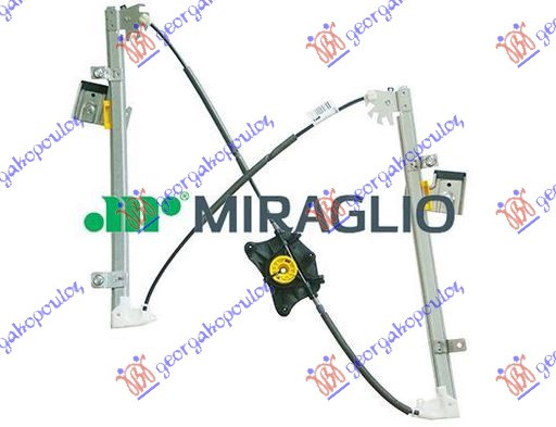 Ngritës/rregullator për dritaren e përparme elektrik (pa motor) (А cilësi)