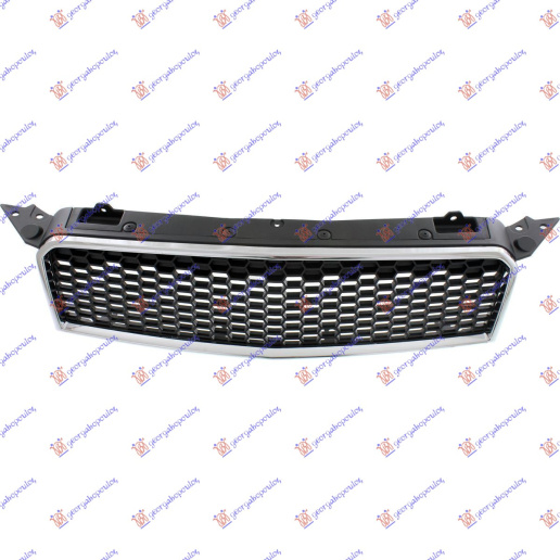Maskë pvc/grilë me shirit krom