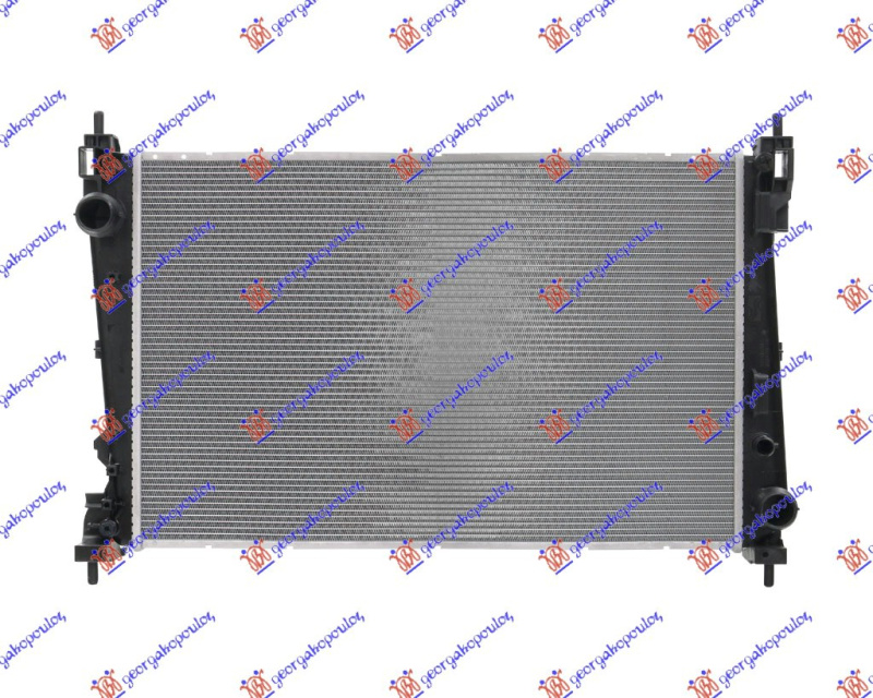 Radiator për motor 1.4-1.6TUR-1.3-1.9D (me/pa kondicioner) (62x39) 88KW