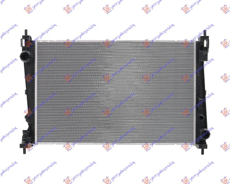 Radiator për motor 1.4-1.6TUR-1.3-1.9D (me/pa kondicioner) (62x39) 88KW (VALEO CLASSIC)