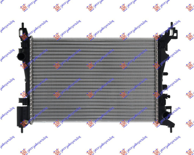 Radiator për motor benzinë (me/pa kondicioner) (54x37,8x2,4)